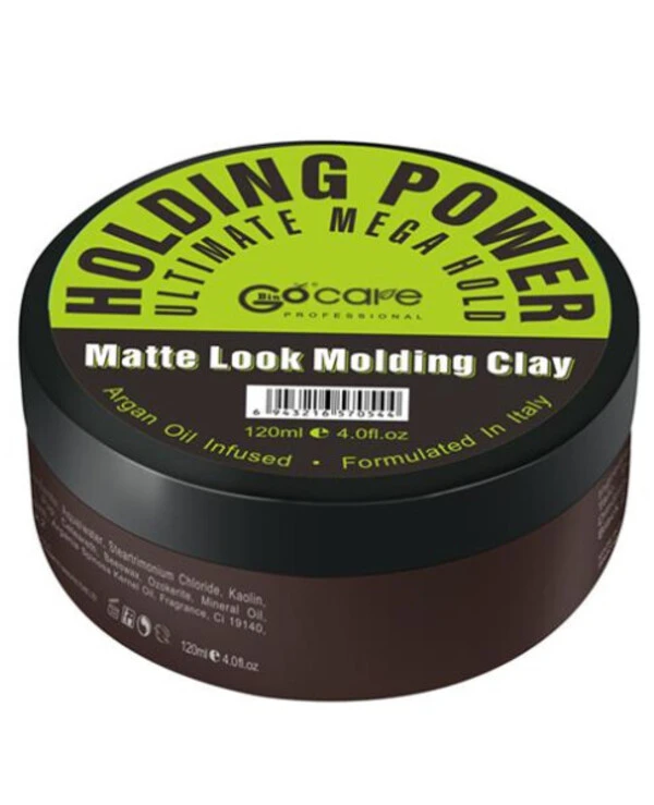 Clever Hair Cosmetics - Матовая молдинговая глина для укладки волос GoCare Matte Look Molding Clay 120 мл
