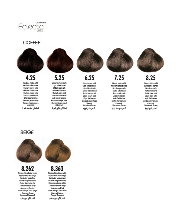 Framesi Ammonia-free permanent dye | Framesi Framcolor Eclectic Care ammonia-free permanent dye 4
