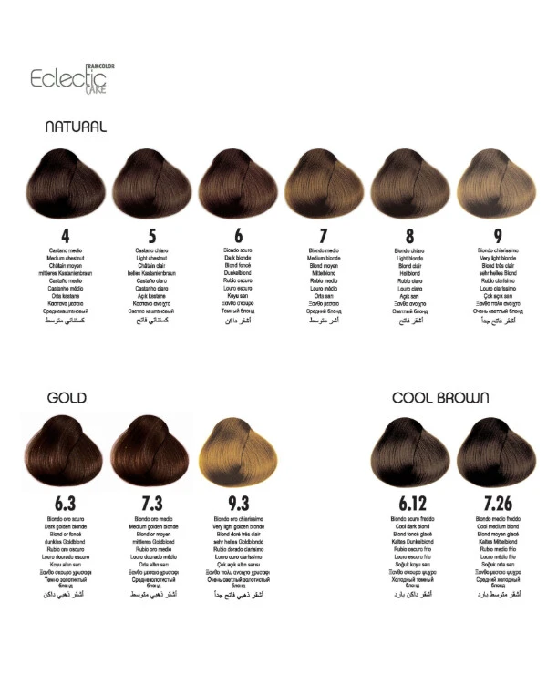 Framesi Ammonia-free permanent dye | Framesi Framcolor Eclectic Care ammonia-free permanent dye 1