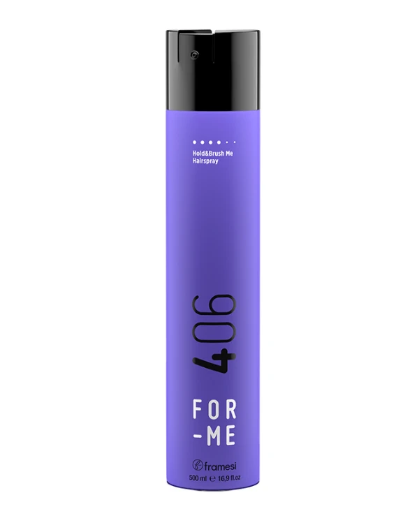 Framesi - Лак для волос сильной фиксации For-Me 406 Hold&Brush Me Hairspray 500 мл