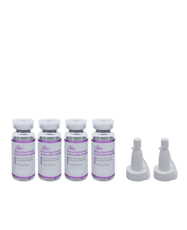 Hubislab - Anti-aging ampoule concentrate with PDRN, botulinum-like peptide and collagen R20 Intense Bird’s Nest & Sodium DNA Ampoule 8 ml x 4 pcs