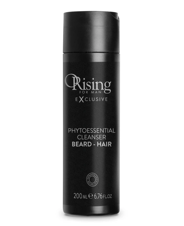 Orising - Фитоэссенциальное средство для очищения бороды и лица Men Exclusive Phytoessential cleanser beard-hair 200 мл