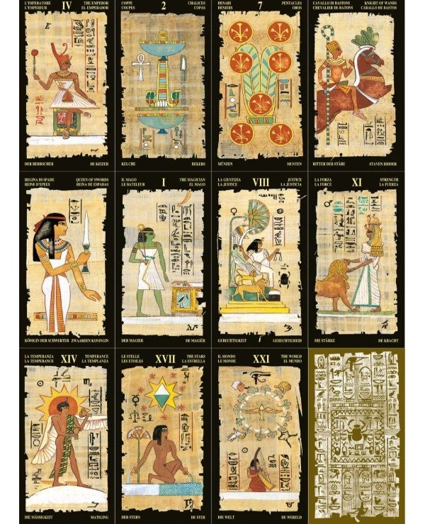 Lo Scarabeo Tarot Египетское Таро | Egyptian Tarot фото 2, цена, купить