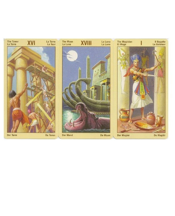 Lo Scarabeo Tarot Таро Вечности (Карты Фараона Рамзеса) | Ramses: Tarot of Eternity фото 3, цена, купить