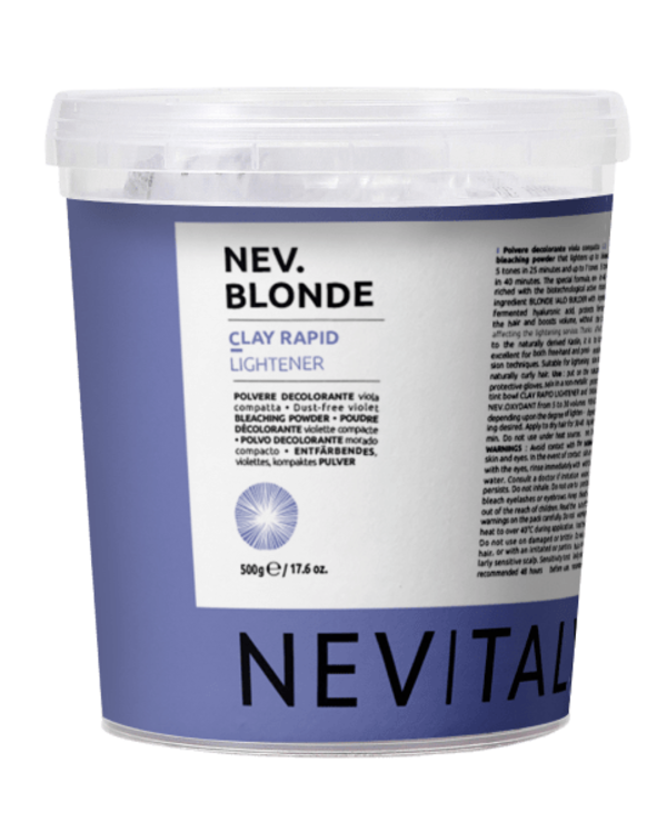 Nevitaly - Lightening clay up to 7 tones New Blonde Clay Rapid Lightener 500g