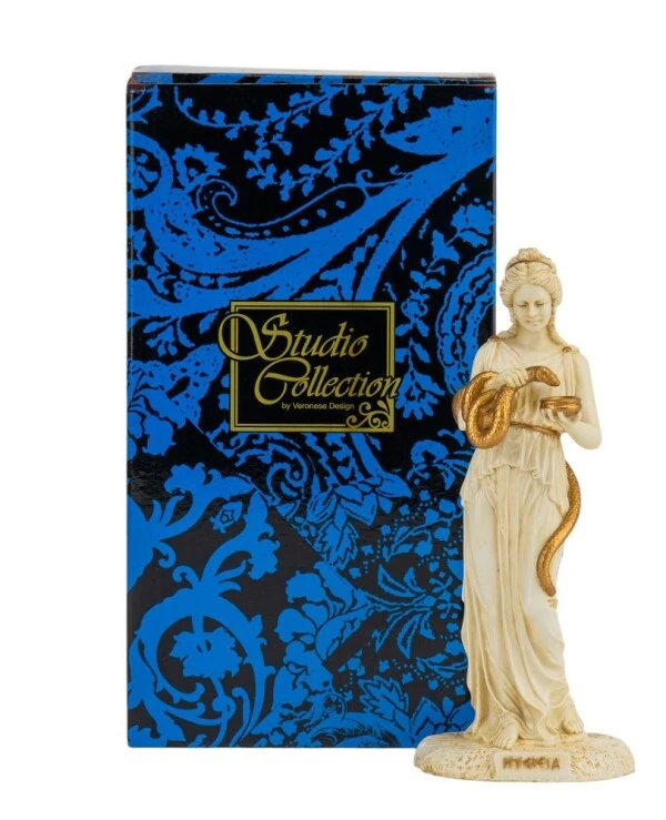 Veronese Hygieia Statuette: Goddess of Health and Harmony, 16 cm (78203AA) | Veronese Figurine Hygieia Goddess of Health and Harmony, 16 cm (78203AA) 2