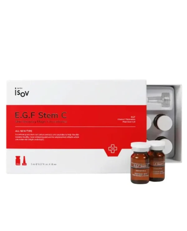 Isov Sorex - Омолаживающая сыворотка с фактором роста EGF STEM C Ampoule 5 мл х 5 шт