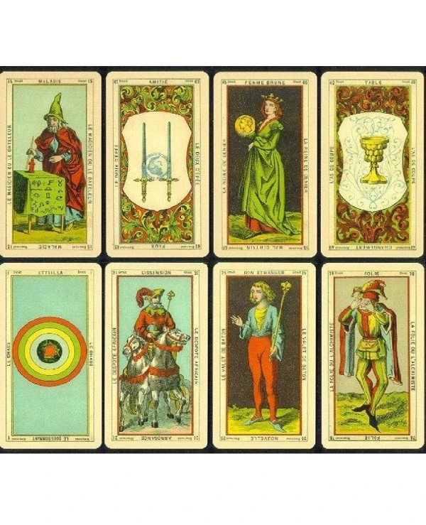 Lo Scarabeo Tarot - Таро Гранд Эттейла Book of Thoth. Etteilla Tarot  back