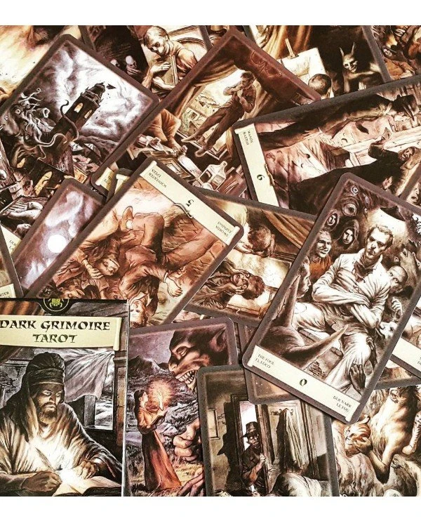 Lo Scarabeo Tarot Taro Black Grimoire | Taro Black Grimoire 3