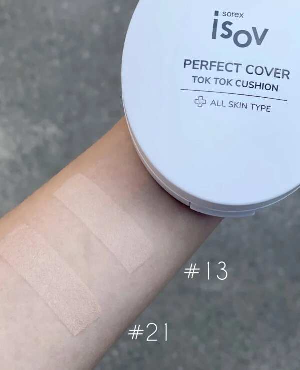 Isov Sorex Тональный кушон с SPF50+ | Isov Sorex Perfect Cover Tok Tok Cushion 13-21