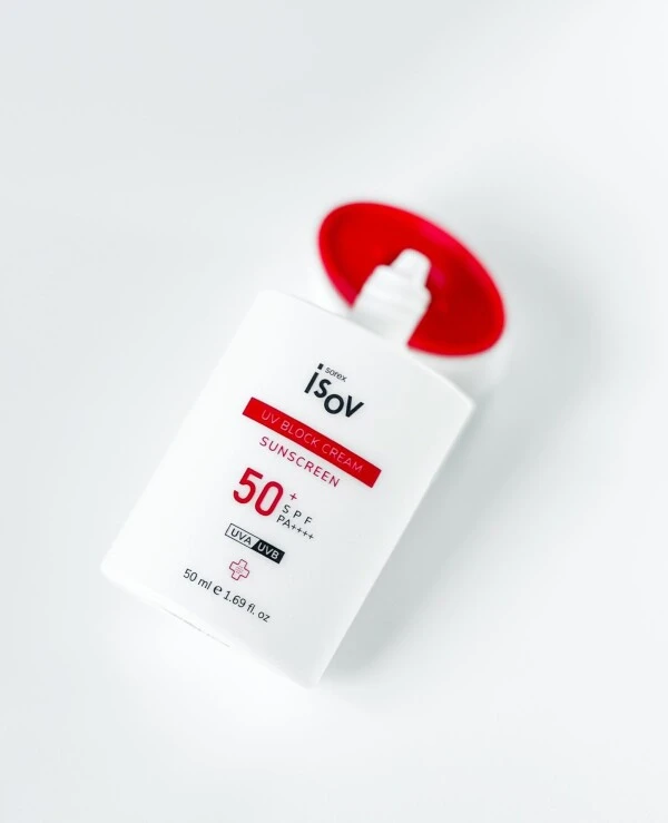 Isov Sorex Солнцезащитный матовый крем | Isov UV Block Cream SPF50++++ Солнцезащитный матовый крем