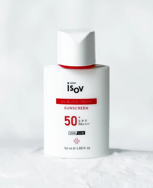 Isov Sorex Солнцезащитный матовый крем | Isov Sorex UV Block Cream SPF50++++ Солнцезащитный матовый крем