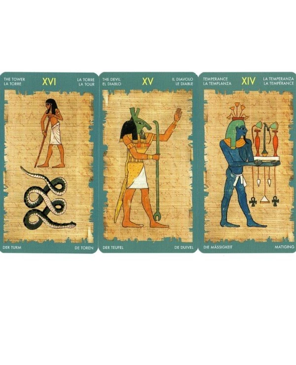 Lo Scarabeo Tarot - Cleopatra's tarot Cleopatra Tarot  back