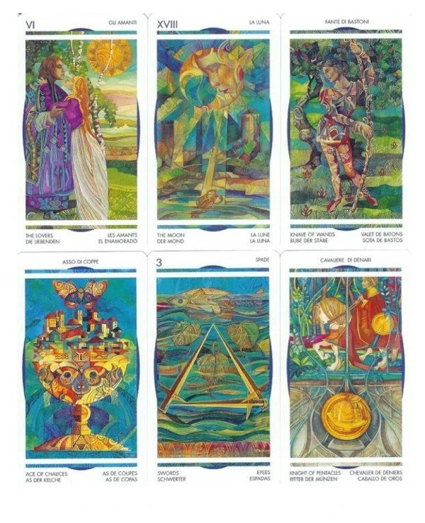 Lo Scarabeo Tarot Tarot Mystic Stained Glass | Tarot Mystic Stained Glass 3