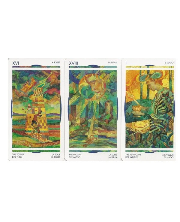 Lo Scarabeo Tarot - Таро Мистика Витражей Crystal Tarot  back
