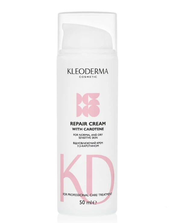 KleoDerma - Восстанавливающий крем с β-каротином Repair Cream With Carotene 50 мл