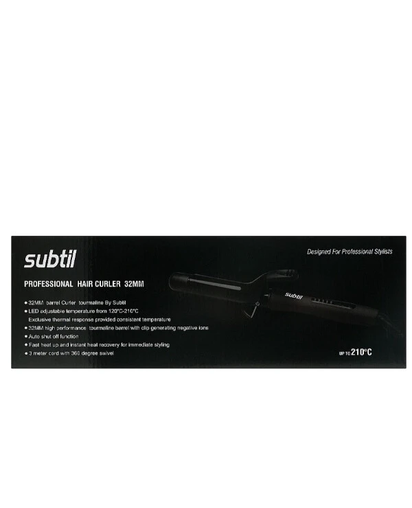 Subtil Плойка-накрутка для волос с зажимом 32 мм SUBTIL FDJ-06140 | SUBTIL FDJ-06140 Плойка-накрутка для волос с зажимом 32 мм