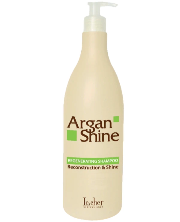 Lecher Professional - Шампунь с аргановым маслом для блеска волос Regenerating Shampoo 1000 мл