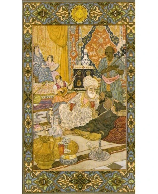 Lo Scarabeo Tarot - Таро 1001 ночь Tarot of the Thousand and One Nights  back