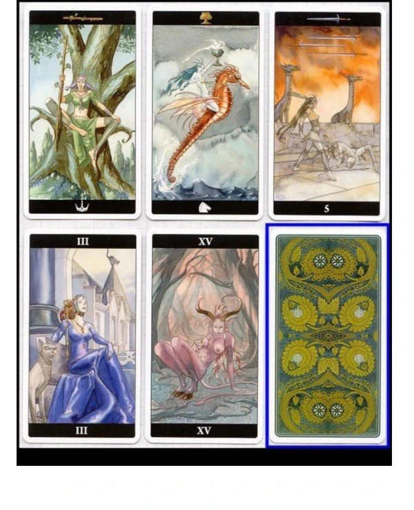 Lo Scarabeo Tarot - Таро Магия Снов Tarot of the Dream Enchantress  back