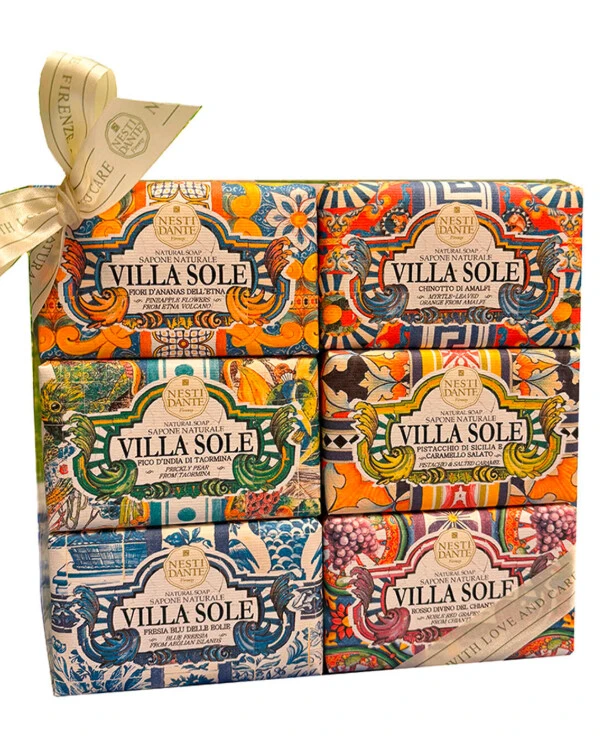 Nesti Dante - Набір мила Сонячна вілла Gift Sets Villa Sole 6 шт. x 150 г