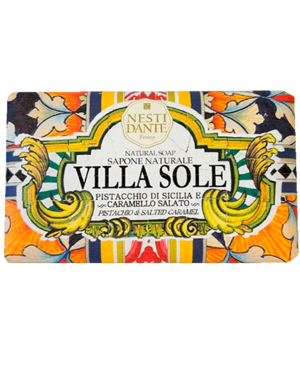 Nesti Dante - Мило з ароматом фісташки та солона карамель Villa Sole Sicilian Pistachio and Salted Caramel 250 г