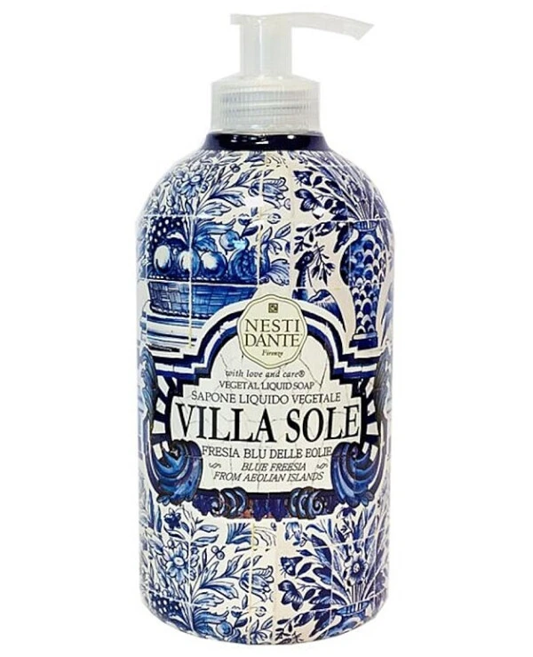 Nesti Dante - Рідке мило з ароматом блакитної фрезії Liquid Soap Villa Sole Fresia Blu delle Eolie 500 мл