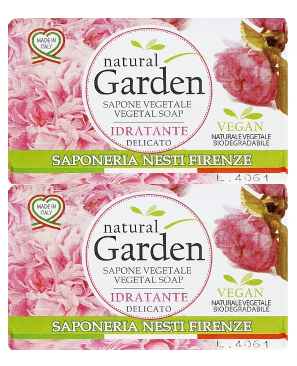 Nesti Dante - Natural Moisturizing Soap Natural Garden Idratante 2 pcs x 125 g