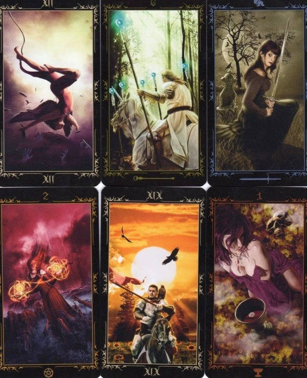 Lo Scarabeo Tarot - Таро Тёмных Сказок Dark Fairytale Tarot  back