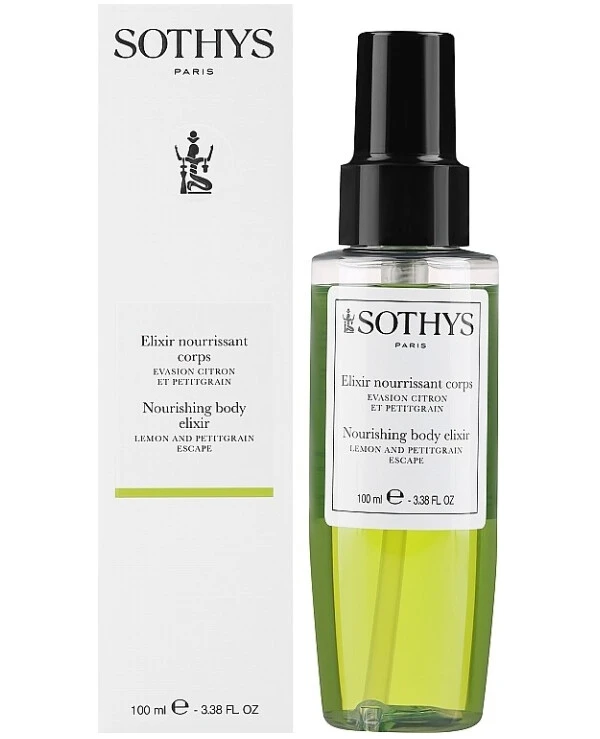 Sothys Эликсир для тела с лимоном и петигрейном | Sothys эликсир для тела с лимоном Nourishing Body Elixir Lemon And Petigrain Escape