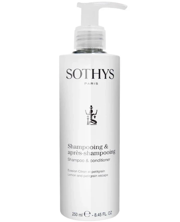 Sothys - 2 in 1 Shampoo and Conditioner with Lemon and Petitgrain Shampoo Conditioner Lemon & Petitgrain Escape 250ml
