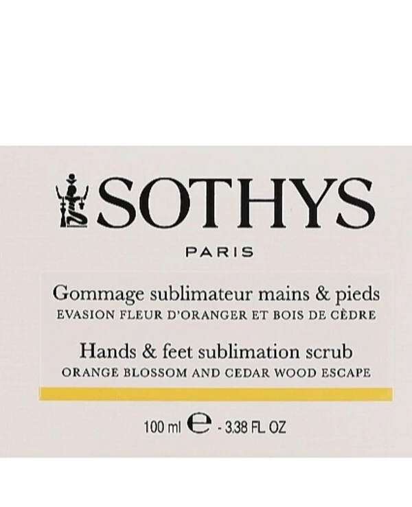 Sothys Скраб для рук и ног Апельсин и кедр | Sothys Hands & Feet Sublimation Scrub Orange Blossom