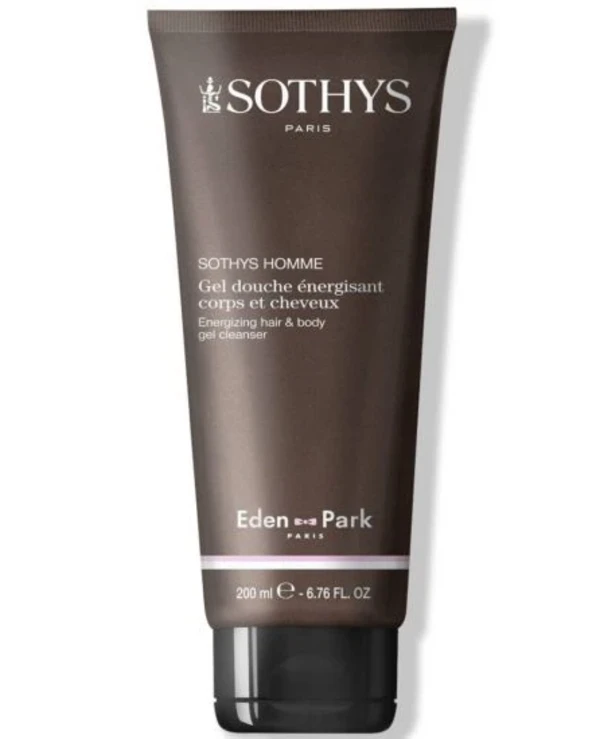 Sothys - 2-in-1 Gel Shampoo for Men Homme Energizing Hair and Body Gel Cleanser 200ml