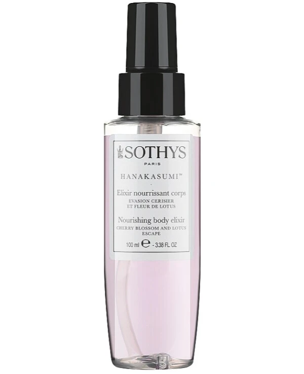 Sothys - Эликсир для тела с цветками вишни и лотоса Nourishing Body Elixir Cherry Blossom And Lotus Escape 100 мл