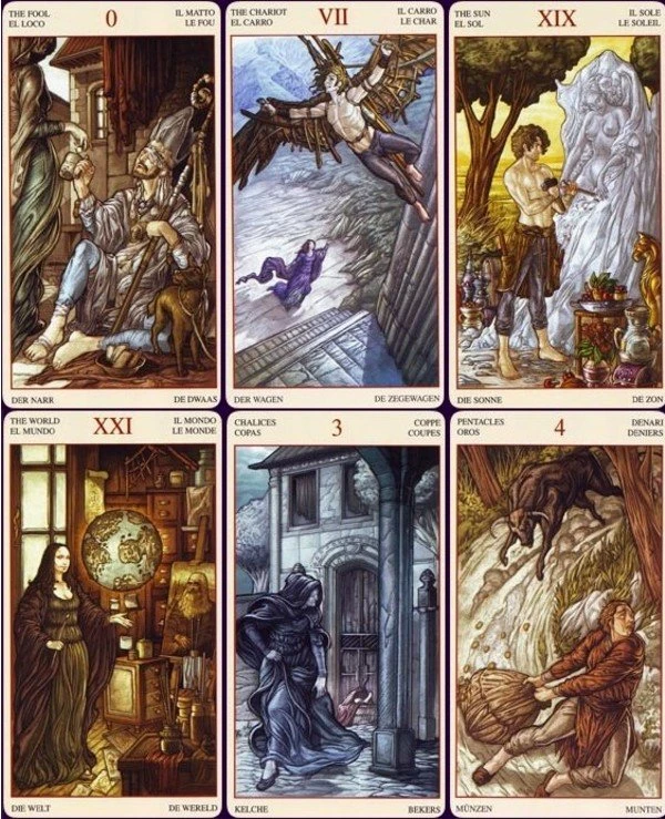 Lo Scarabeo Tarot - Таро Мона Лиза Mona Lisa Tarot  back