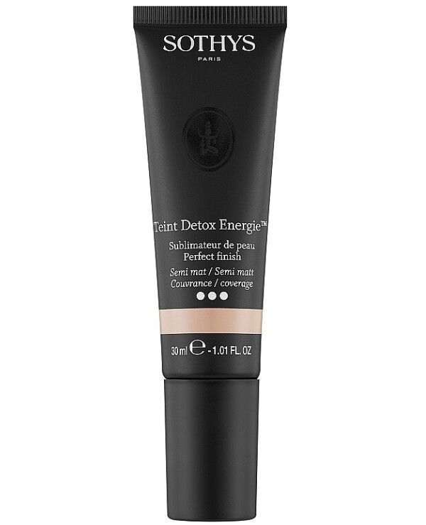 Sothys - Foundation for face with semi-matte finish Teint Detox Energie Nrj C10 - Porcelaine C10 - Porcelain, 30ml