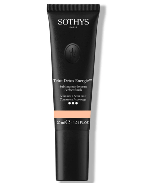Sothys - Тональный крем для лица с полуматовым финишем Teint Detox Energie Nrj C20 - Sable 30 мл, C20 - Sable