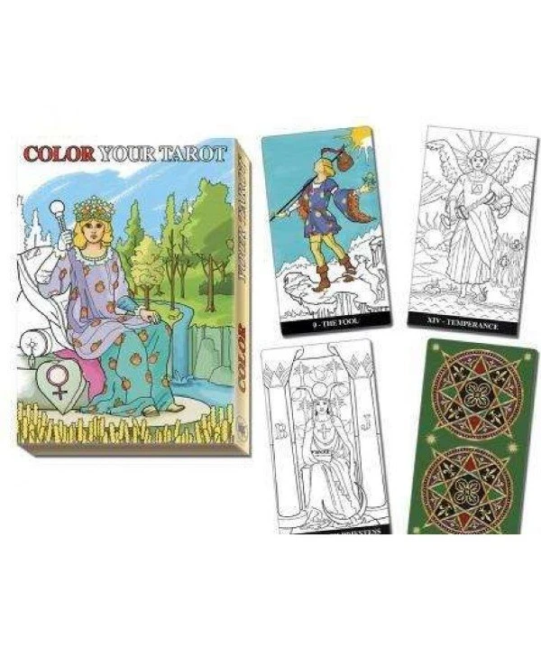 Lo Scarabeo Tarot - Draw Your Tarot Color Your Tarot  back