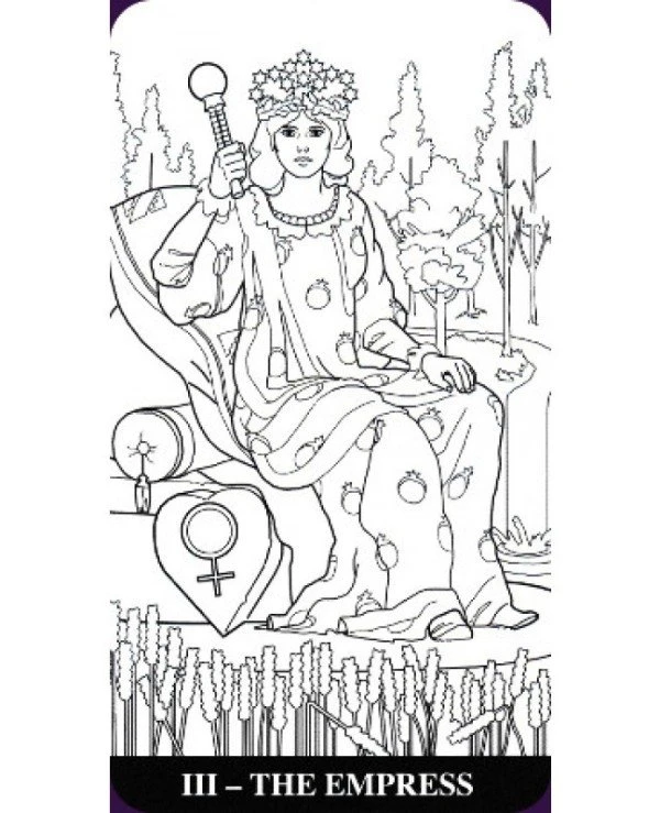 Lo Scarabeo Tarot Нарисуй Свое Таро | Color Your Tarot фото 3, цена, купить