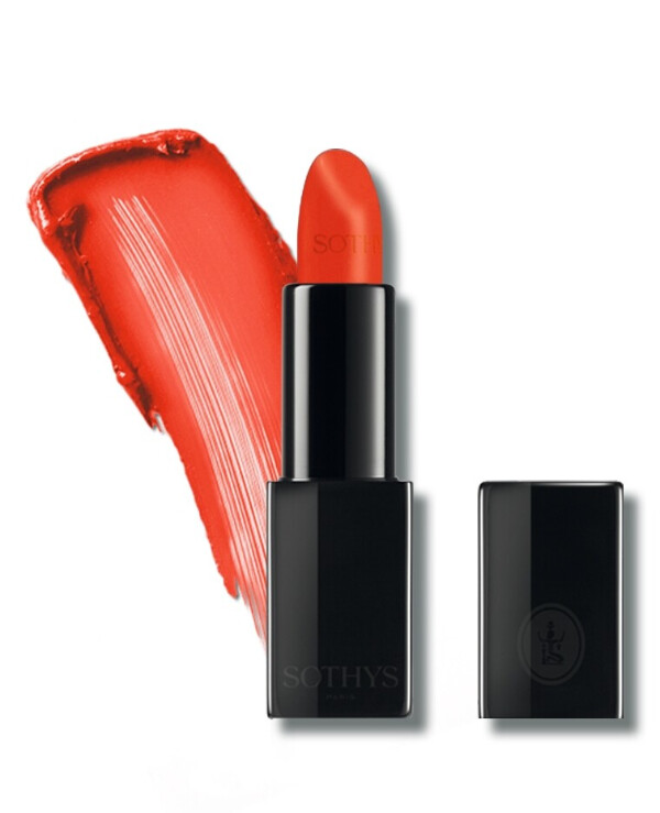 Sothys - Lipstick Lipstick Satin Rouge Intense 220 Orange Picpus 3.8 g, 220 Orange Picpus