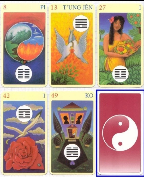 Lo Scarabeo Tarot - Цзин Любви I Ching of Love  back