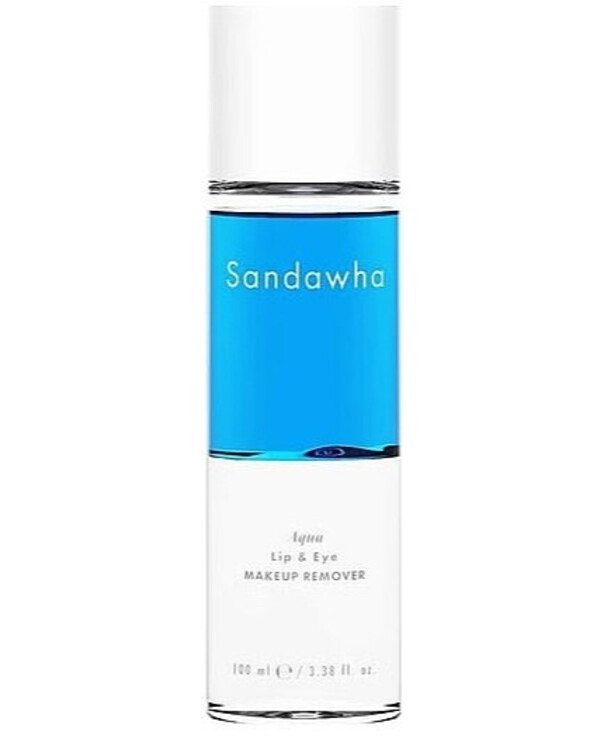 Sandawha - Two-phase remover for removing makeup from lips and eyes Aqua Lip & Eye Make Up Remover 100ml