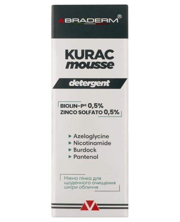 Braderm Foam for washing | Braderm Kurac Cleansing Mousse