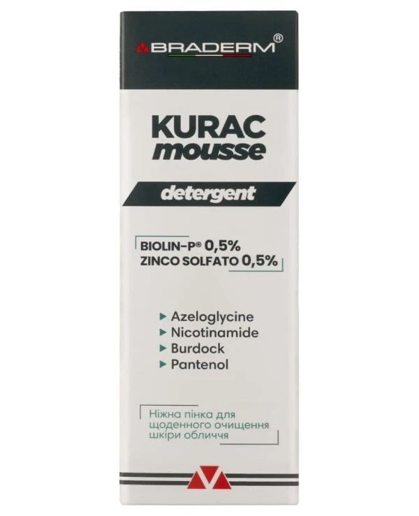 Braderm Пенка для умывания | Braderm Kurac Cleansing Mousse