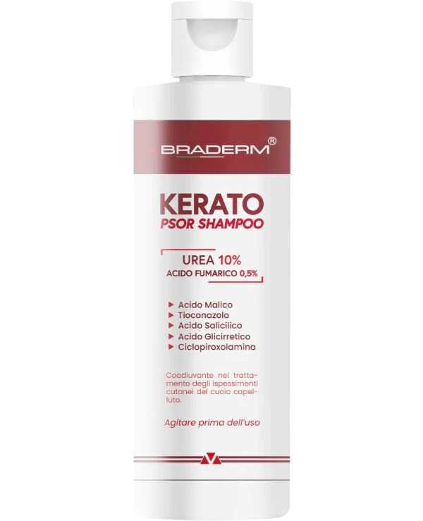 Braderm - Шампунь против перхоти и себореи Kerato Psor Shampoo 150 мл