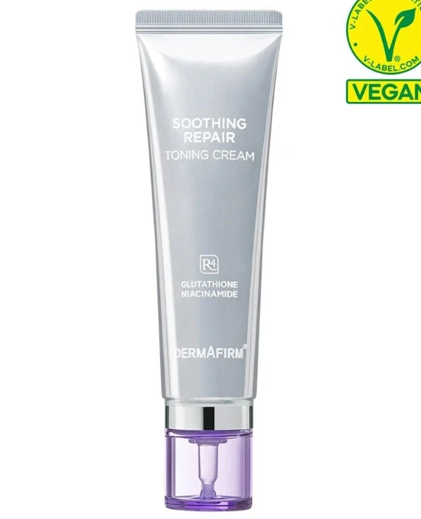DermAfirm - Отбеливающий крем основе Глутатиона и Бакучиола Soothing Repair Toning Cream R4 50 мл