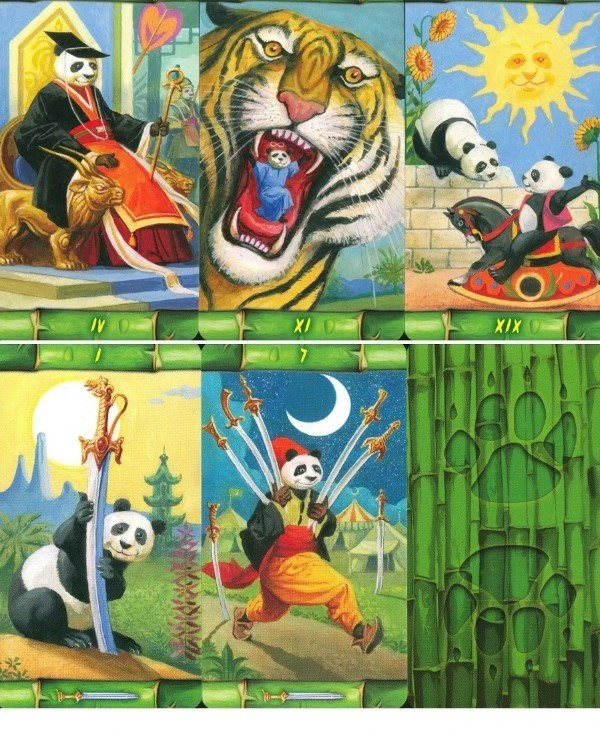 Lo Scarabeo Tarot - Таро Панда Panda Tarot  back
