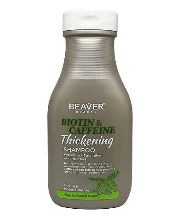 Beaver professional - Anti-hair loss shampoo with biotin and caffeine Biotin & Caffeine Thickening Shampoo 350ml