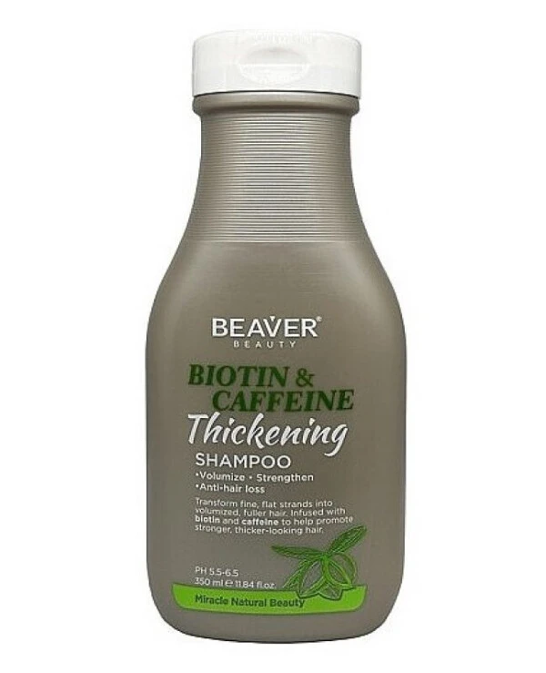 Beaver professional - Шампунь против выпадения волос с биотином и кофеином Biotin & Caffeine Thickening Shampoo 350 мл