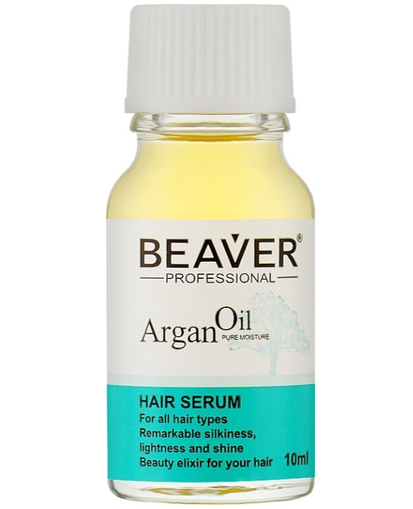 Beaver professional - Restorative serum with argan oil for nourished and shiny hair Argan Oil Hair Serum 10ml